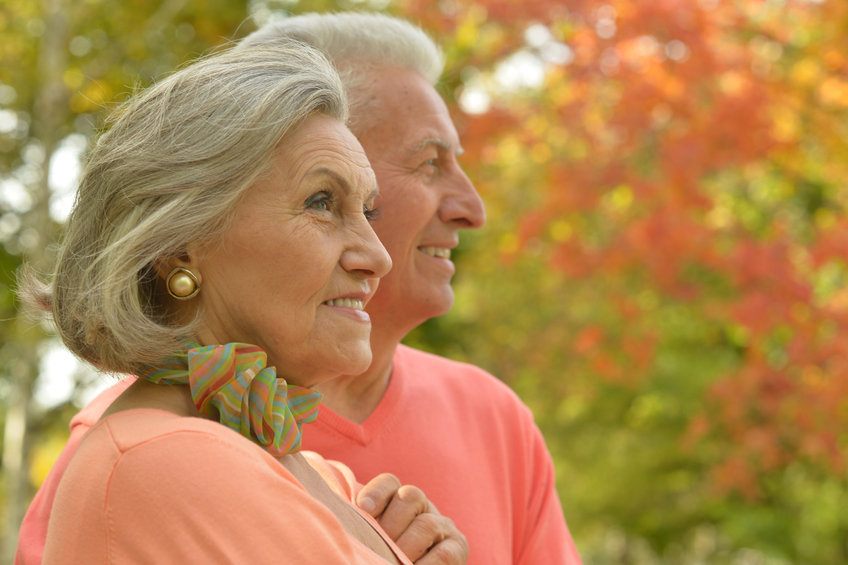 Elderly couple depicts October long-term care planning month